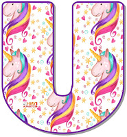 Abc de Unicornio. Unicorn Abc.