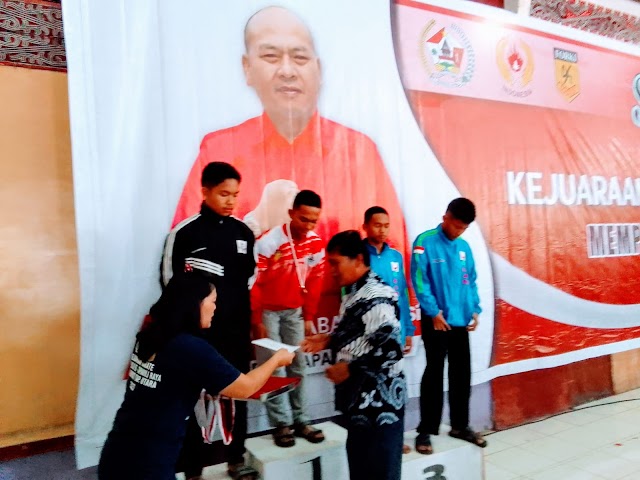 Mangupar Manullang Apresiasi Nikson Nababan Selenggarakan  Kejuaraan Karate Antar Dojo se Tapanuli Raya