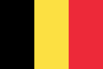 Logo Gambar Bendera Negara Belgia PNG JPG ukuran 400 px