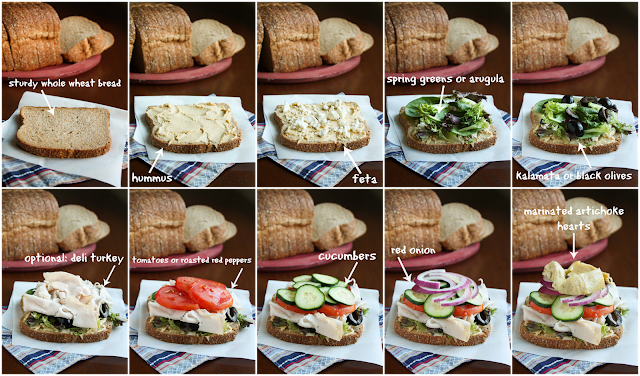 "The Greek", A Satisfying Sandwich Recipe from www.the-taste-tester.com