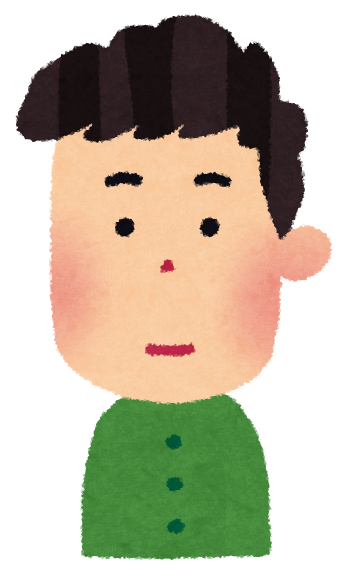 嬉しい表情の男性のイラスト 6段階 かわいいフリー素材集 いらすとや