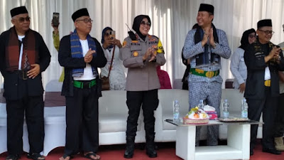 Kapolsek Bantar Gebang Memantau Pelaksanaan Festival Adu Bedug Dongdang Tingkat Kecamatan Mustikajaya 2024 Ke-17
