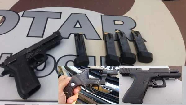COTAR apreende armas de fogo em poder de criminosos em Morada Nova-CE