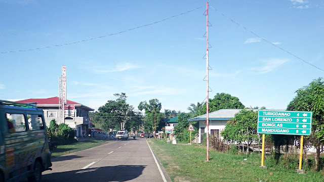 DPWH highway signage in San Jose Northern Samar