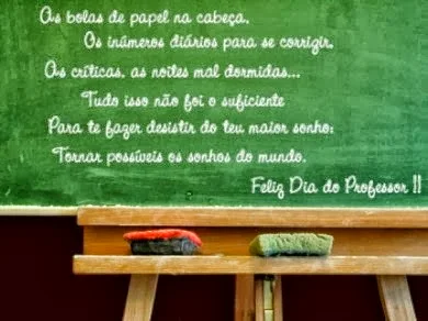 Feliz Dia do Professor