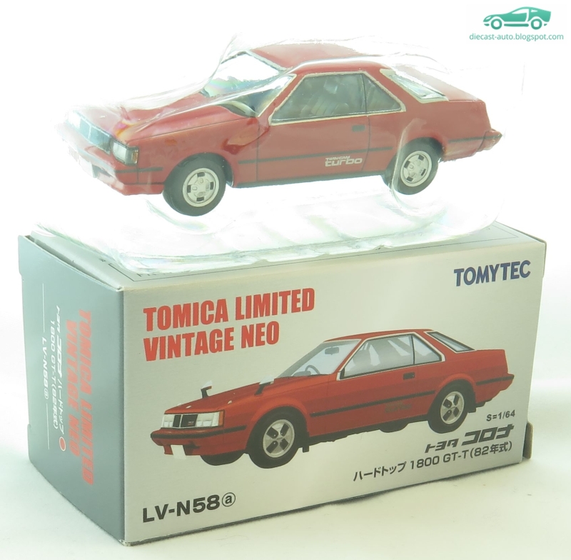 1 64 diecast  collector LV N58a TOYOTA  CORONA  1800 GT T