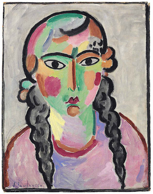 a Alexej von Jawlensky painting of a girl