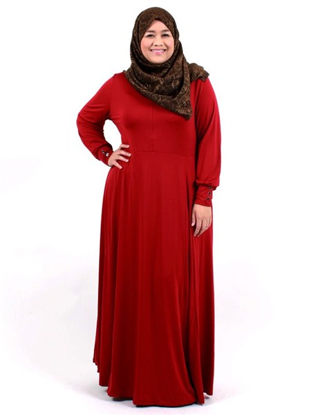 Trend Baju Muslim Untuk Wanita Gemuk atau Hamil Terbaru 2017/2018