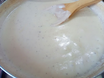 elaboración de la salsa bechamel