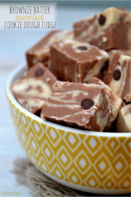 Brownie batter flavoured fudge and cookie dough flavoured fudge swirled together to give the ultimate tasting sweet treat which tastes just like licking out the bowl.