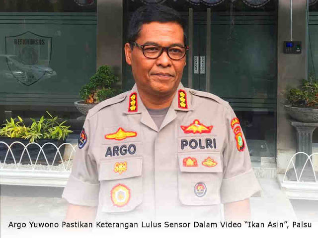 Argo Yuwono Pastikan Keterangan Lulus Sensor Dalam Video “Ikan Asin”, Palsu