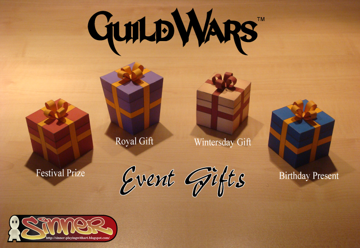 Guild Wars Event Gifts Papercraft