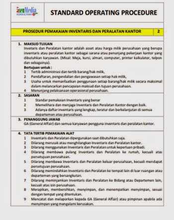 June 2014 ~ Contoh SOP Perusahaan 2018 (Bergaransi)