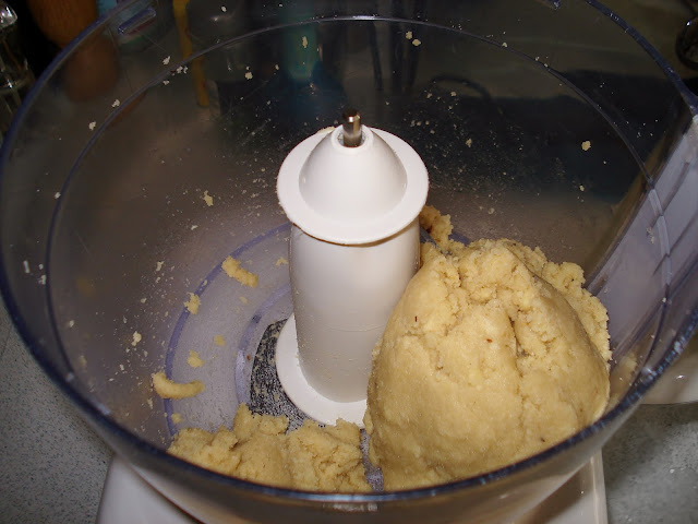 Almond flour pastry in the food processor