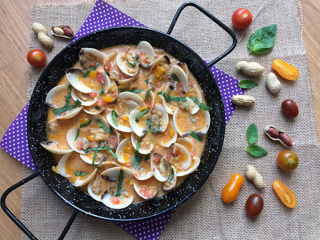 MATATA almejas al estilo mozambiqueño RECETA