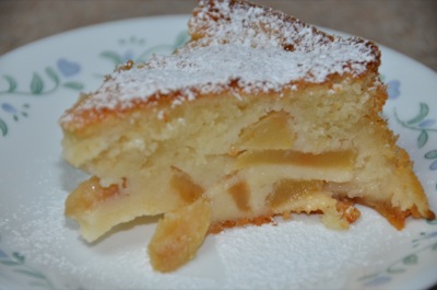 French Apple Cake Slice 400