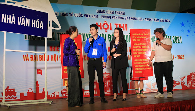 Tiểu phẩm tham gia dự thi thông tin truyên truyền lưu động. (Ảnh HĐ)