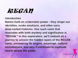 meaning of the name REGAN