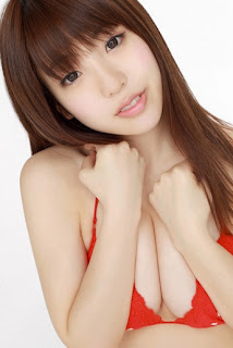 Mizuho Shiraishi Japanese Sexy Model Sexy Red Swimsuit Part 1 Photo 2