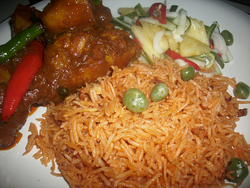 AMIE'S LITTLE KITCHEN: Resepi Nasi Tomato & Ayam Kari Beriani