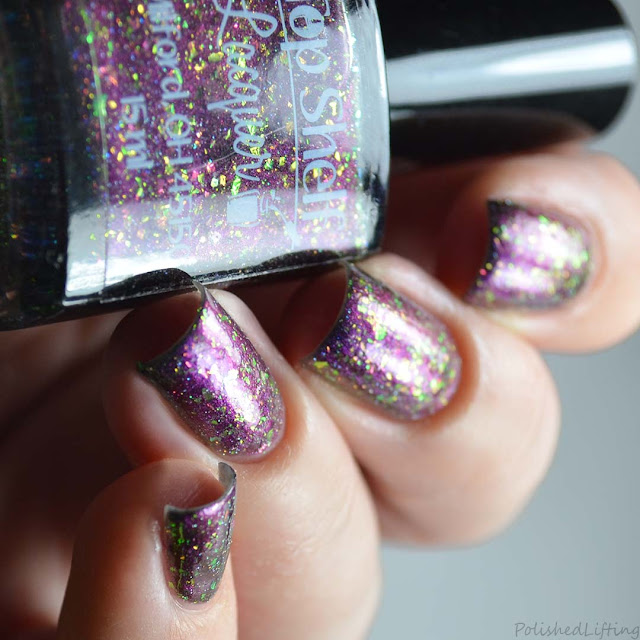 purple blue multi chrome nail polish