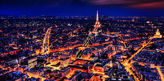 France view  pairs Afel tower in night