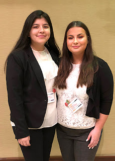 Yasmin Cervantes and Toni Formato at the state conference