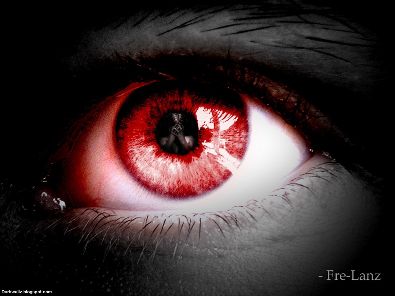 Scary Eyes Wallpapers 18 | Dark Wallpapers High Quality Black Gothic ...