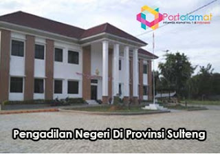 Alamat Kantor Pengadilan Negeri di Provinsi Sulawesi Tengah