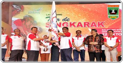 Menpar - Wagub Sumbar Launching Tour de Singkarak 2018