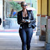 Amber Rose at a Nail Salon in Los Angeles 