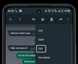 Fitur Edit whatsapp