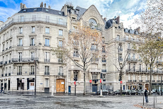 Paris : 30 avenue Marceau, l'immeuble Watel, oeuvre de l'architecte André Granet, témoignage de la transition entre Art Nouveau et Art Déco - VIIIème