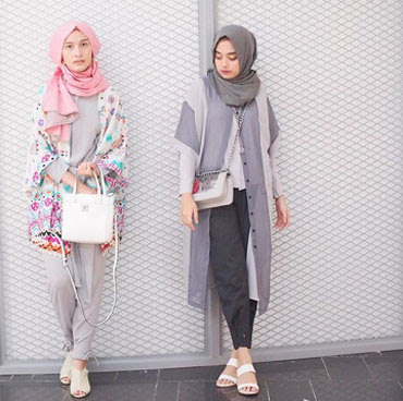 Fashion Celana Jogger Wanita Hijab Cantik Kekinian