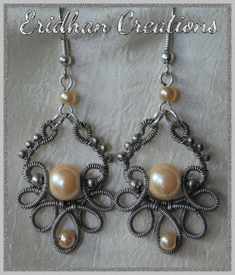 wire wrapped earrings