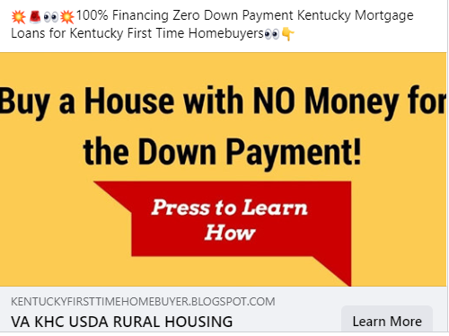 ZERO DOWN HOME LOANS IN KENTUCKY There are a few programs that feature zero down payment in Kentucky For Home buyers