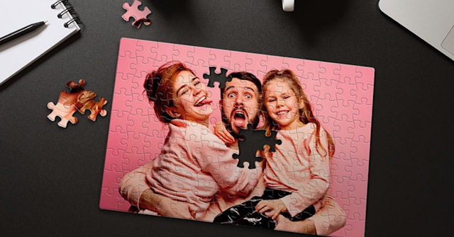 Great Gifts! Custom Cardboard Photo Puzzles  (Up to 93% Off)