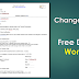 Change Order letter form - Free download Word format