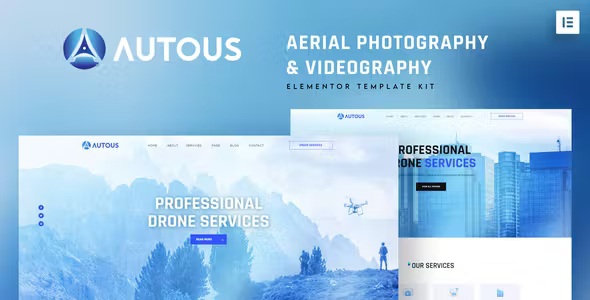 Best Aerial Photography & Videography Elementor Template Kit