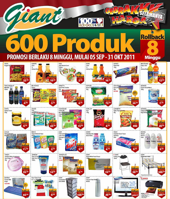  Promosi  Harga  Murah 600 Produk di Giant Supermarket 