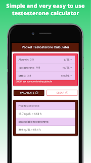 Simple and very easy to use testosterone calculator