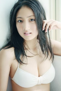 Saaya Irie Japanese girl white bikini 10