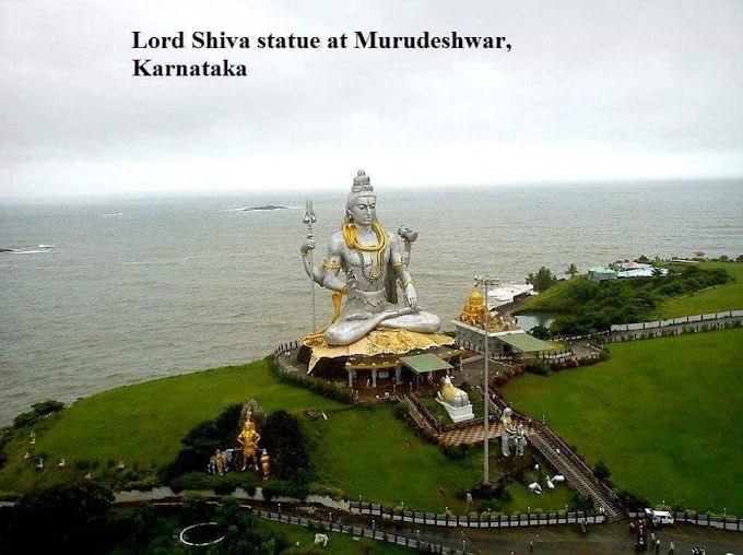 Lord shiva statue at murudeshwar karnataka