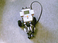 A lego robot build by Culritand his friends.
