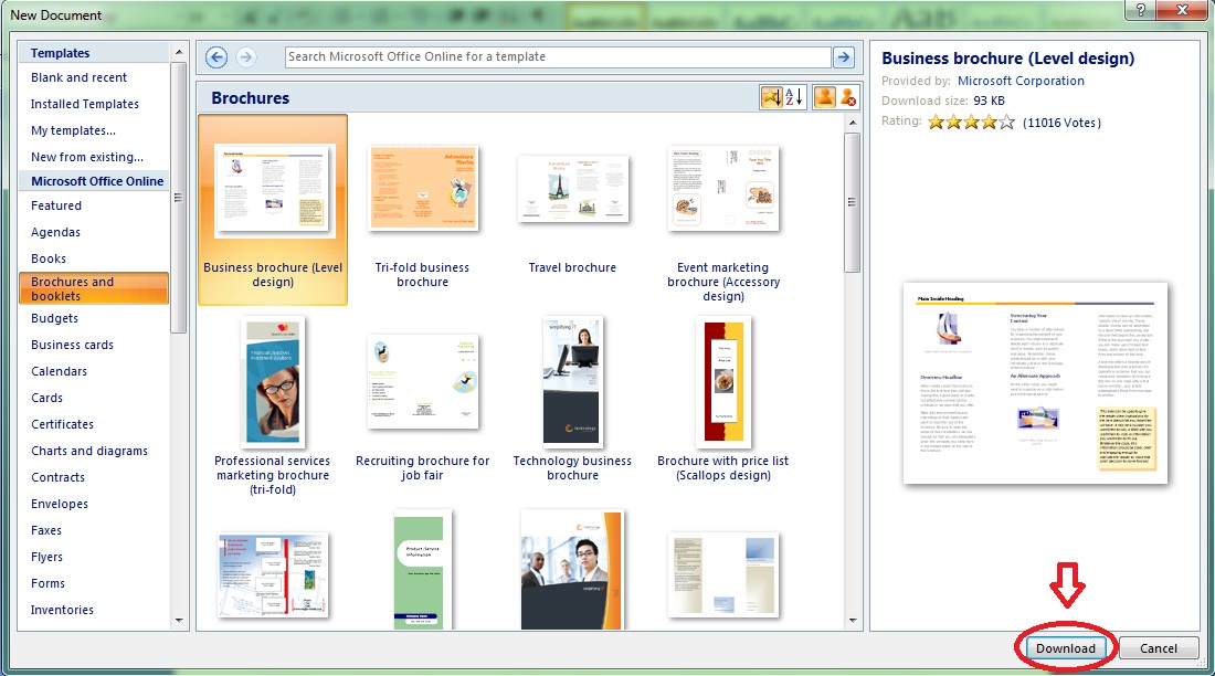 Life Must Go On: Cara membuat Pamflet di Microsoft Word 2007