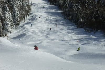 Skiing Rumor.  Daniel is in the lime green and black jacket on the right.

The Saratoga Skier and Hiker, first-hand accounts of adventures in the Adirondacks and beyond, and Gore Mountain ski blog.