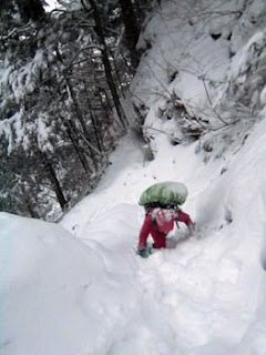 燕岳の冬山登山