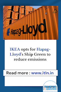 IKEA opts for Hapag-Lloyd's Ship Green to reduce emissions