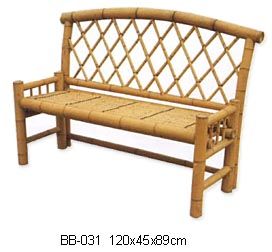Contoh model kursi  dari bambu  sederhana  Isi Rumahku