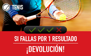 sportium Tenis: Combinada 'con seguro' 20-26 agosto